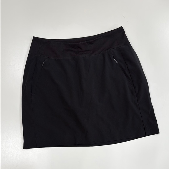 Athleta SoHo Skort Black Athletic Skirt with Shorts Size 4 - Picture 4 of 13